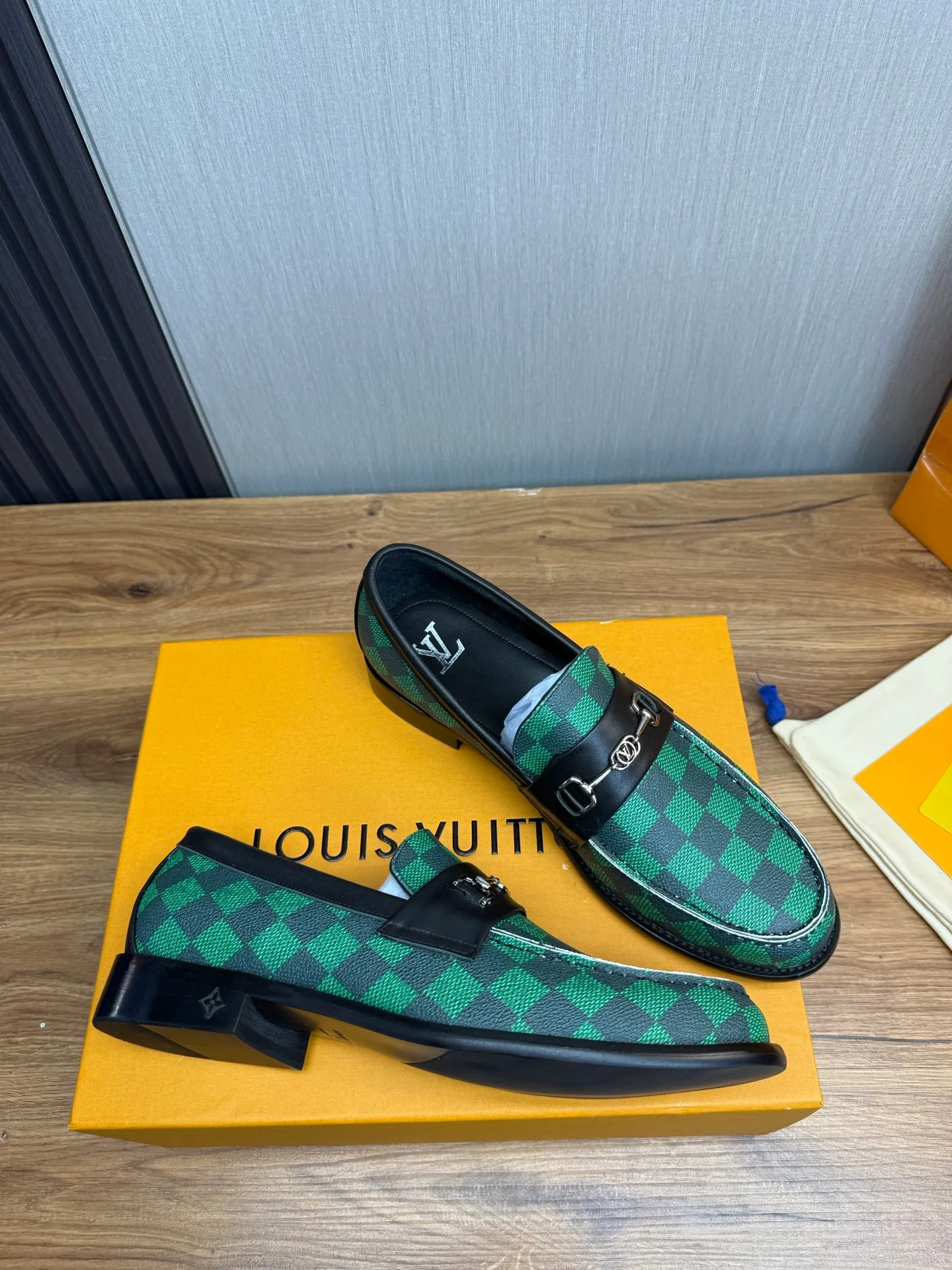 Factory 660💰 LV. Men's business casual leather shoes, all made of imported original brand leather, just to create a more comfortable wearing experience, original non-slip and wear-resistant outsole ✔️16-45 (38.45 non-returnable)
